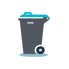 destruction bin icon